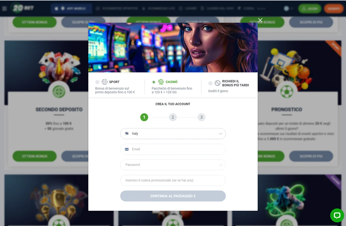 20Bet App Per Le Scommesse Da Cellulare