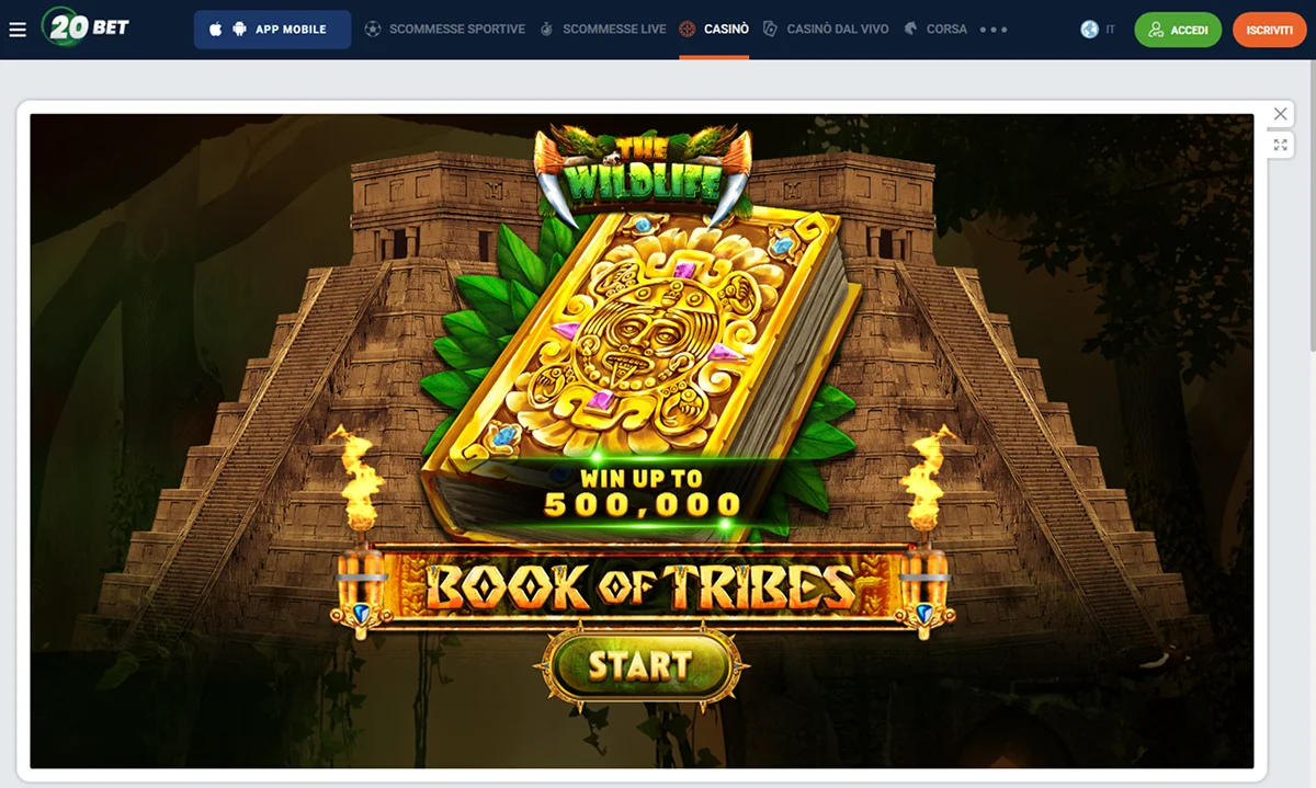 20Bet Slot da Casinò